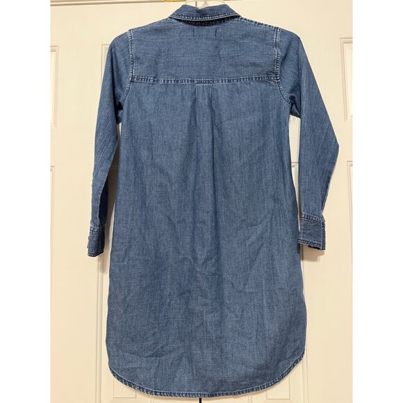 Madewell Denim Long-Sleeve Shirt Dress, Size S - Picture 2 of 7